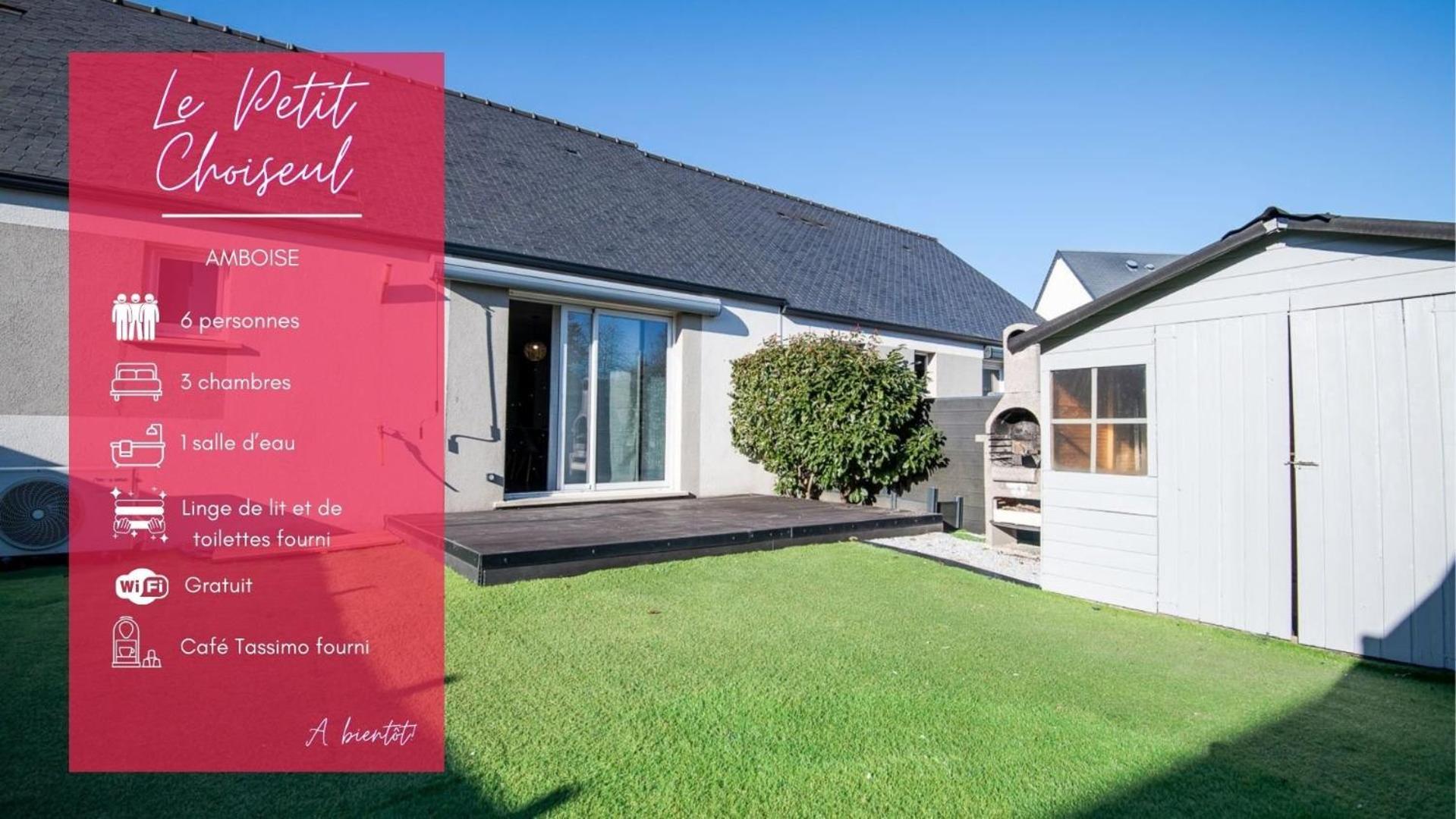 Le Petit Choiseul - Superb Bungalow Sleeps 6 Amboise Exterior photo